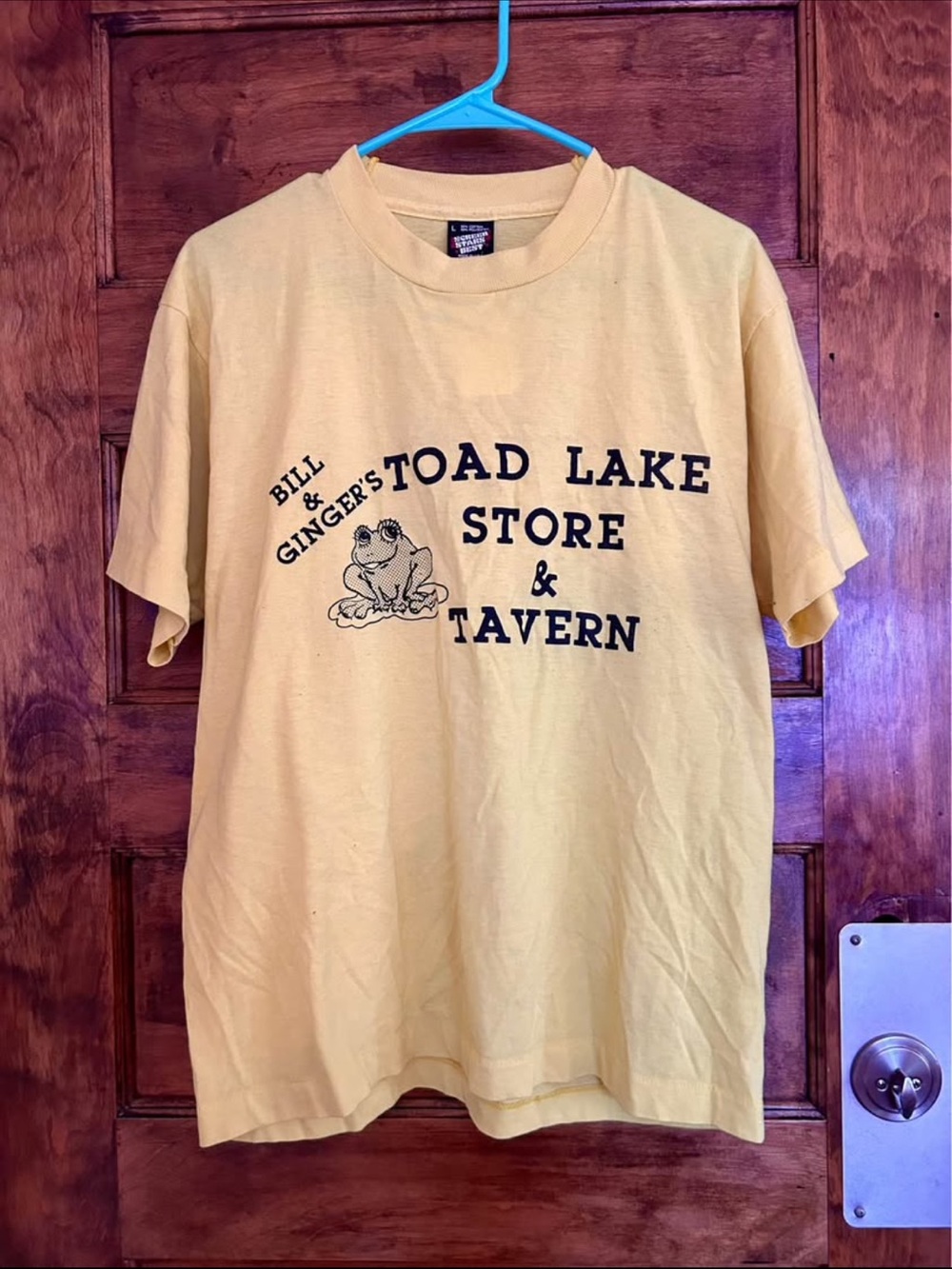 Vintage Toad Lake Frazee Minnesota Tee Screen Stars Best